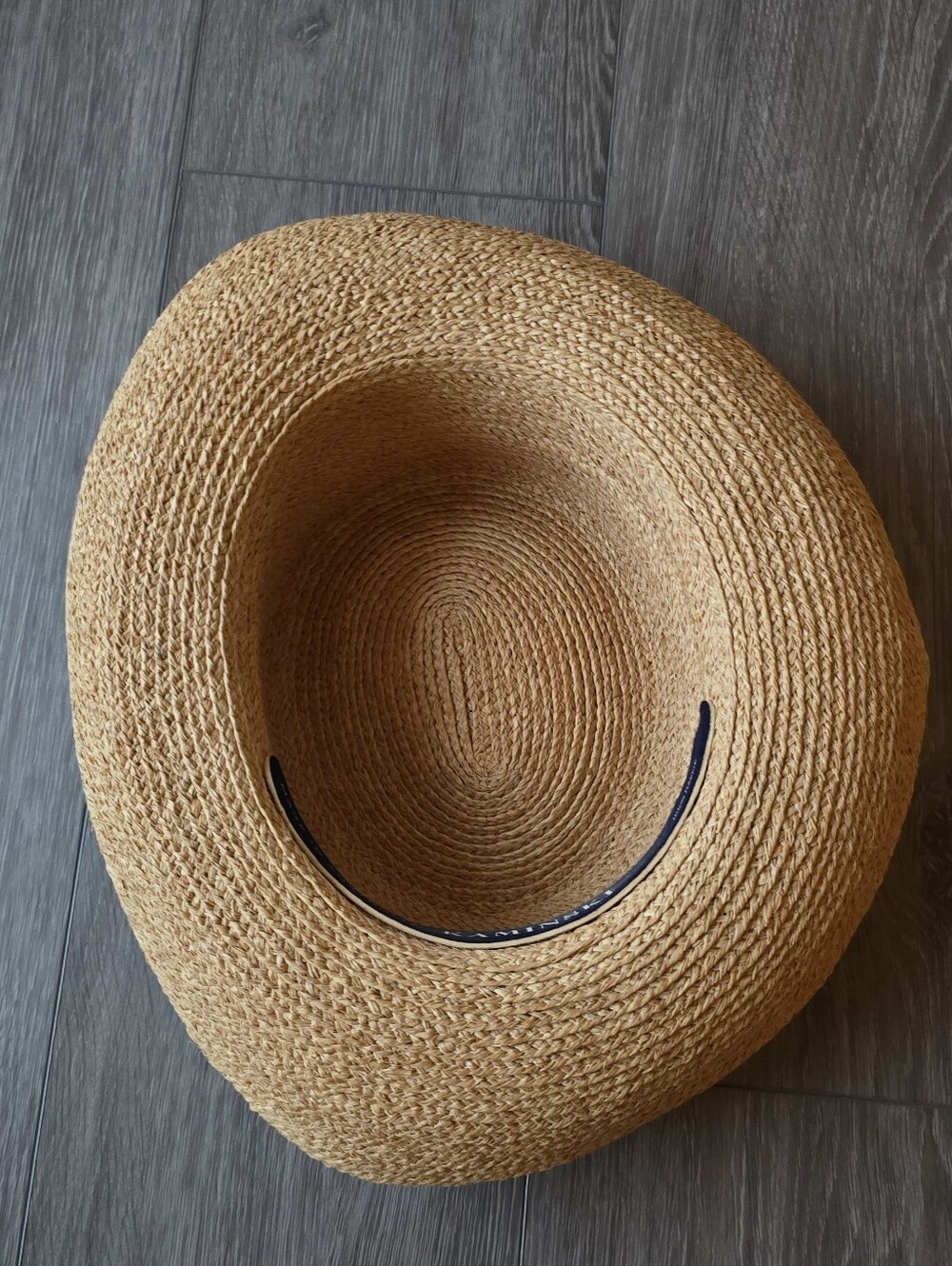 Kaminski 100% Raffia Wide Brim Sun Hat Made in Australia Natural Straw Vacation - Picture 10 of 12
